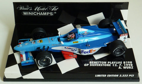 1998 - Benetton Playlife B198 - Alexander Wurz - GP Silverstone - Yuui's F1 scale models