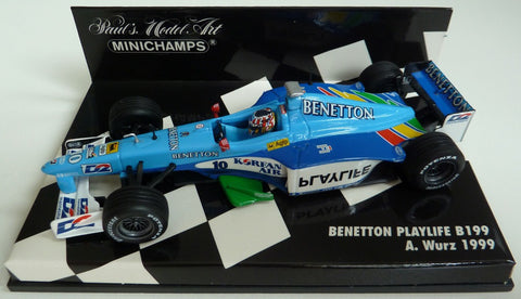 1999 - Benetton Playlife B199 - Alexander Wurz - Yuui's F1 scale models