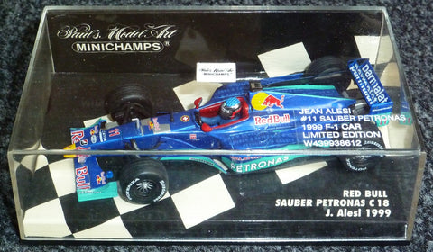 1999 - Red Bull Sauber Petronas C18 - Jean Alesi - US edition with sleeve - Yuui's F1 scale models