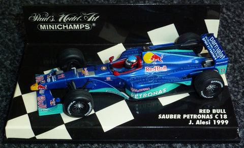 1999 - Red Bull Sauber Petronas C18 - Jean Alesi - US edition with sleeve - Yuui's F1 scale models