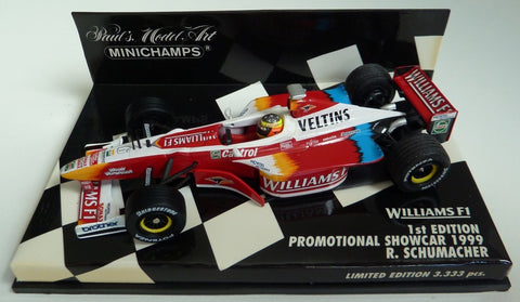 1999 - WilliamsF1 - Ralf Schumacher - Promotional Showcar - signed - Yuui's F1 scale models