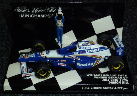 1996 - Williams Renault FW16 - Damon Hill - Winner German GP July 28th - Yuui's F1 scale models