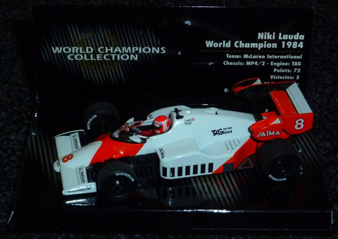 1984 - McLaren TAG Turbo MP4/2 - Niki Lauda - World Champions Collection - Yuui's F1 scale models