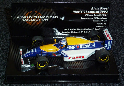 1993 - Williams Renault FW15C - Alain Prost - World Champion - Yuui's F1 scale models