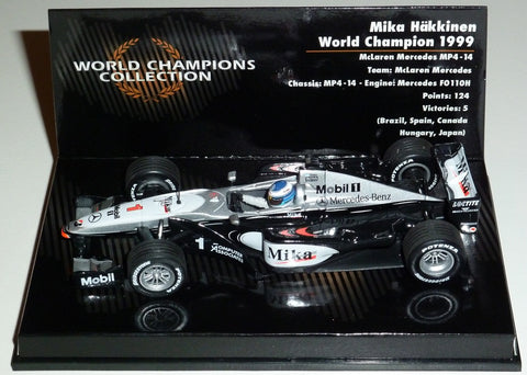 1999 - McLaren Mercedes MP4/14 - Mika Hakkinen - World Champion - Yuui's F1 scale models