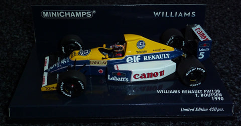 1990 - Williams Renault FW13B - Thierry Boutsen - Yuui's F1 scale models