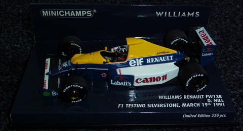 1991 - Williams Renault FW13B - Damon Hill - F1 Testing Silverstone, March 19th 1991 - Yuui's F1 scale models