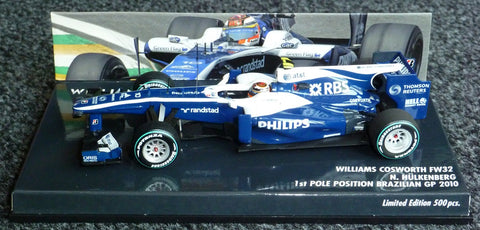 2010 - Williams Cosworth FW32 - Nico Hülkenberg - 1st pole position Brazilian GP - Yuui's F1 scale models