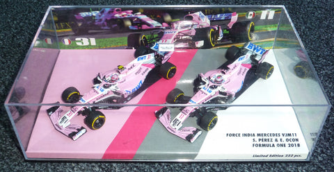 2018 - Force India Mercedes VJM11 - Sergio Perez & Esteban Ocon - Yuui's F1 scale models