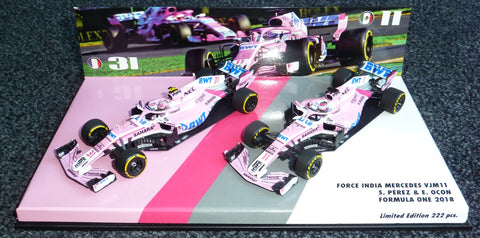 2018 - Force India Mercedes VJM11 - Sergio Perez & Esteban Ocon - Yuui's F1 scale models