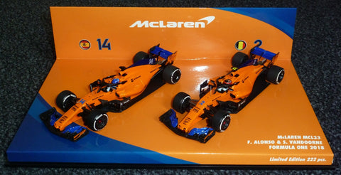 2018 - McLaren MCL33 - Fernando Alonso + Stoffel Vandoorne - Yuui's F1 scale models