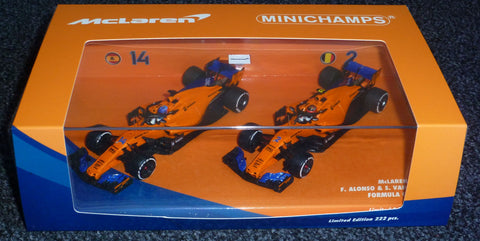 2018 - McLaren MCL33 Team Set - Fernando Alonso & Stoffel Vandoorne - Yuui's F1 scale models