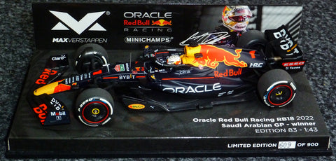 2022 - Oracle Red Bull Racing RB18 - Max Verstappen - Winnaar GP van Saoedi-Arabië (MVC#83)