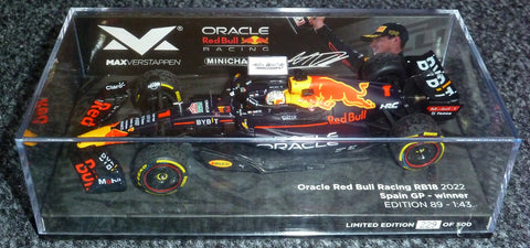 2022 - Oracle Red Bull Racing RB18 - Max Verstappen - Winner GP Spain (MVC#89) - Yuui's F1 scale models