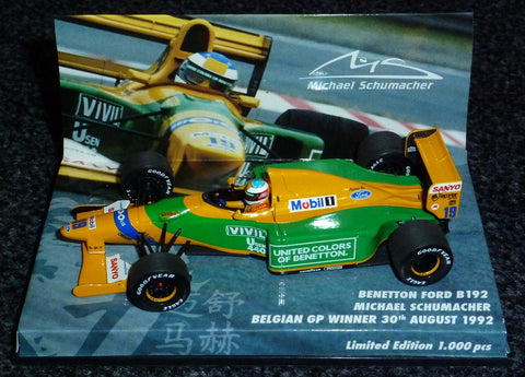 1992 - Benetton Ford B192 - Michael Schumacher - Belgian GP Winner 30th August - Yuui's F1 scale models