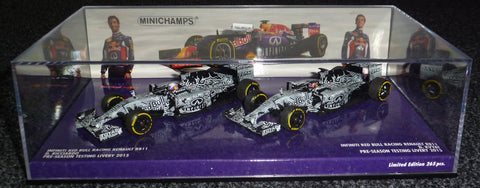 2015 - Infiniti Red Bull Racing Renault RB11 - Pre-season testing livery - Daniel Ricciardo + Daniil Kvyat - Yuui's F1 scale models