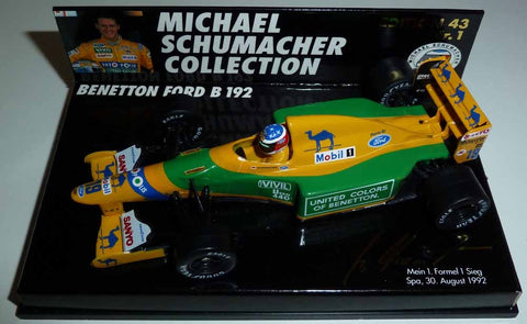 1992 - Benetton Ford B192 - Michael Schumacher - 1st win Spa (MSC#1) - Yuui's F1 scale models