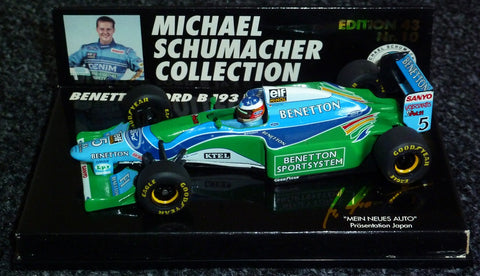 1994 - Benetton Ford B193B - Michael Schumacher - Mein neues Auto Präsentation Japan (MSC#10) - Yuui's F1 scale models