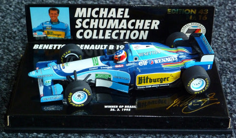 1995 - Benetton Renault B195 - Michael Schumacher - Winner GP Brasil (MSC#16) - Yuui's F1 scale models