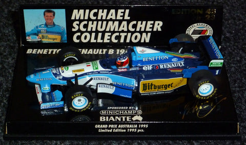 1995 - Benetton Renault B195 - Michael Schumacher - GP Australia (MSC#23) - black stripe - Yuui's F1 scale models