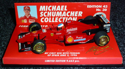 1996 - Ferrari F310 - Michael Schumacher - My first win with Ferrari - GP Spain June 2 (MSC#30) - Yuui's F1 scale models