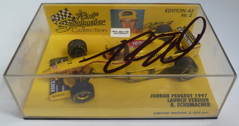 1997 - Jordan Peugeot - Ralf Schumacher - Launch Version - signed - Yuui's F1 scale models