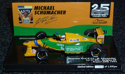 1992 - Benetton Ford B192 - Michael Schumacher - 1st win Spa - Yuui's F1 scale models