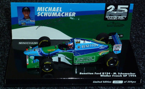 1994 - Benetton Ford B194 - Michael Schumacher - Winner French GP - Yuui's F1 scale models