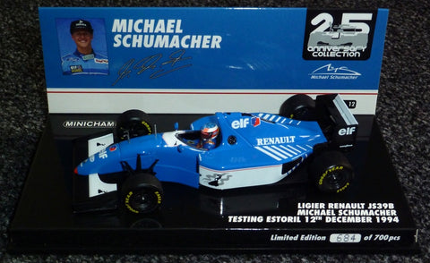 1994 - Ligier Renault JS39B - Michael Schumacher - Testing Estoril 12th December - Yuui's F1 scale models