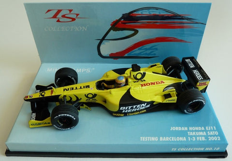 2002 - Jordan Honda EJ11 - Takuma Sato - Testing Barcelona 1-3 Feb. 2002 (TSC#10) - Yuui's F1 scale models