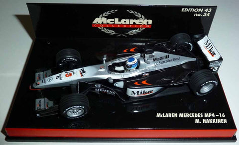 2001 - McLaren Mercedes MP4-16 - Mika Hakkinen (MLC#34) - Yuui's F1 scale models