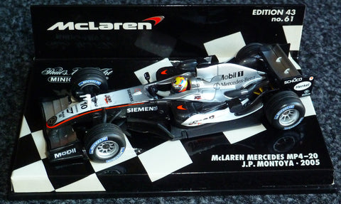 2005 - McLaren Mercedes MP4-20 - Juan-Pablo Montoya (MLC#61) - ondertekend door verschillende coureurs