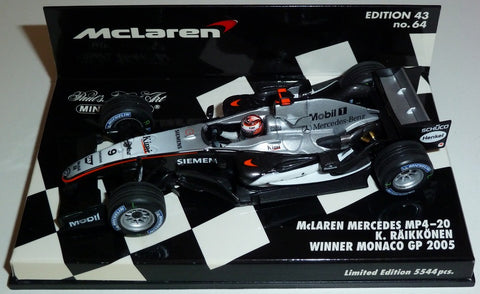 2005 - McLaren Mercedes MP4-20 - Kimi Raikkonen - Winner Monaco (MLC#64) - Yuui's F1 scale models