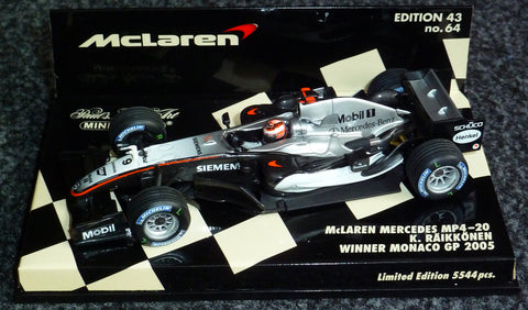 2005 - McLaren Mercedes MP4-20 - Kimi Raikkonen - Winnaar Monaco (MLC#64)