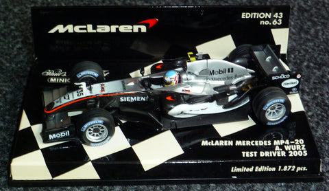 2005 - McLaren Mercedes MP4-20 - Alexander Wurz - Testrijder (MLC#63)