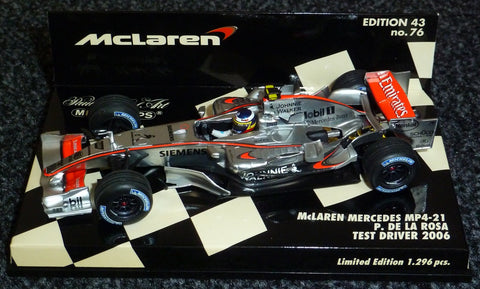 2006 - McLaren Mercedes MP4-21 - Pedro de la Rosa - testdriver (MLC#76) - Yuui's F1 scale models