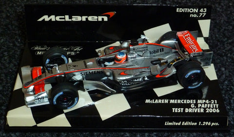 2006 - McLaren Mercedes MP4-21 - Gary Paffett - testdriver (MLC#77) - Yuui's F1 scale models