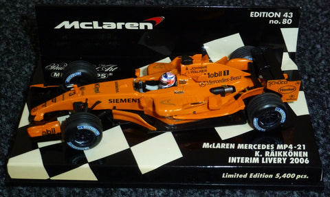 2006 - McLaren Mercedes MP4-21 - Kimi Raikkonen - interim testcar (MLC#80) - Yuui's F1 scale models