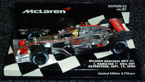 2006 - McLaren Mercedes MP4-21 - Lewis Hamilton - 1st Roll out, Silverstone, Sept. 19 (MLC#82) - Yuui's F1 scale models