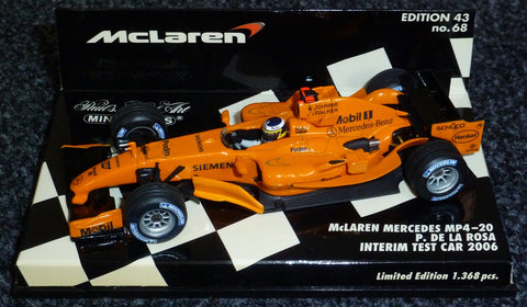 2006 - McLaren Mercedes MP4-20 - Pedro de la Rosa - Interim Test Car - Yuui's F1 scale models