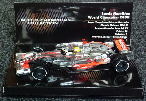 2008 - McLaren Mercedes MP4-23 - Lewis Hamilton - World Champion - Yuui's F1 scale models