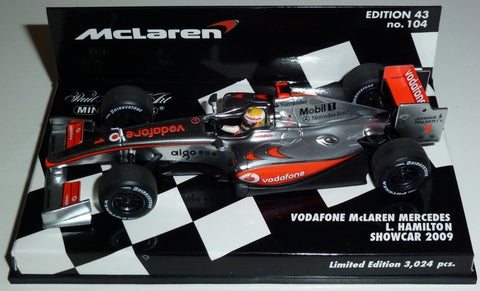 2009 - McLaren Mercedes - Lewis Hamilton - Showcar (MLC#104) - Yuui's F1 scale models