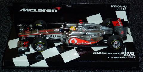 2011 - Vodafone McLaren Mercedes MP4-26 - Lewis Hamilton (MLC#116) - Yuui's F1 scale models