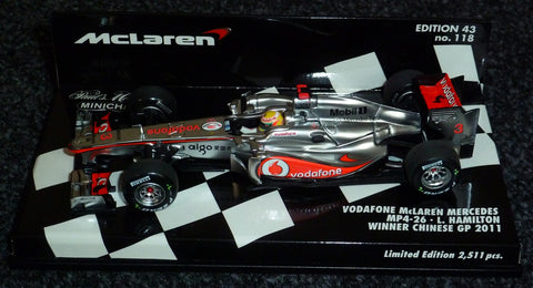 2011 - Vodafone McLaren Mercedes MP4-26 - Lewis Hamilton - Winner Chinese GP (MLC#118) - Yuui's F1 scale models