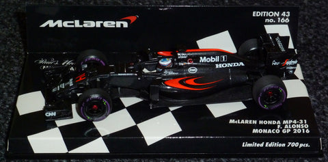 2016 - McLaren Honda MP4-31 - Fernando Alonso - Monaco GP (MLC#166) - Yuui's F1 scale models