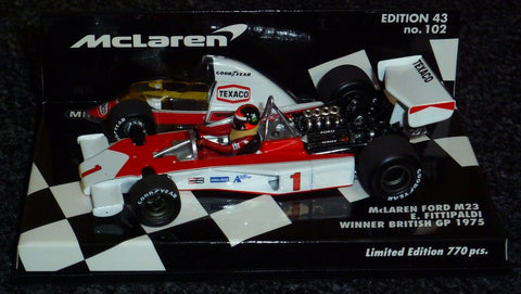 1975 - McLaren Ford M23 - Emerson Fittipaldi - Winner British GP (MLC#102) - Yuui's F1 scale models