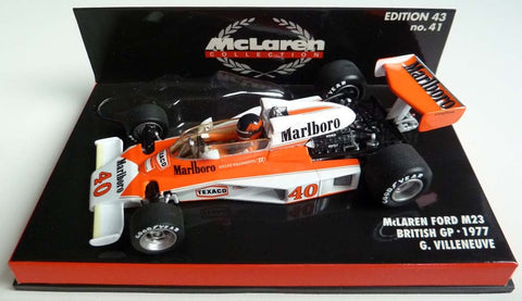 1977 - McLaren Ford M23 - Gilles Villeneuve - British GP - Marlboro (MLC#41) - Yuui's F1 scale models