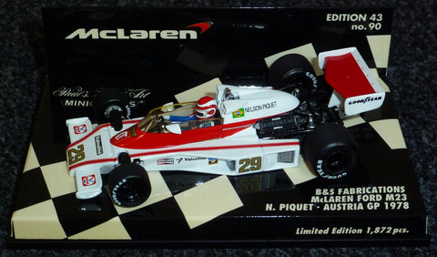 1978 - B&S Fabrications McLaren Ford M23 - Nelson Piquet - Austria GP (MLC#90) - Yuui's F1 scale models