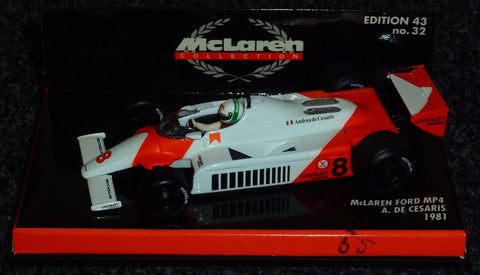 1981 - McLaren Ford MP4 - Andrea de Cesaris (MLC#32) - Yuui's F1 scale models