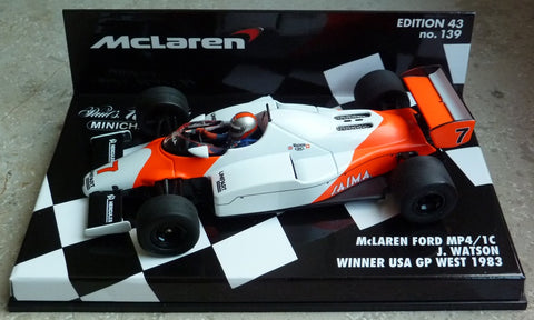 1983 - McLaren Ford MP4/1C - John Watson - Winner USA GP West (MLC#139) - Yuui's F1 scale models